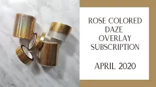 Rose Colored Daze Overlay Subscription - April 2020 | The Planner Vikzen