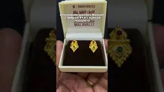 beautiful and lightweight gold stud earrings for office wear and daily wear start from only 2.3 g