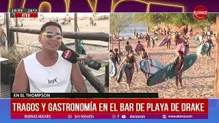 Tragos y gastronomia en el bar de la playa de DRAKE - 14/01/2026