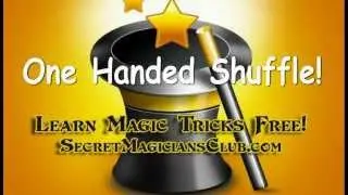 Learn A Free Magic Trick - One Handed Shuffle with Cards