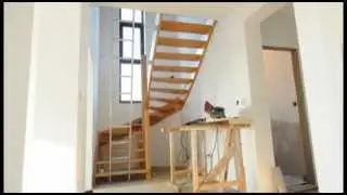 drevene schodisko - montaz - Schodyzdreva.sk