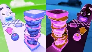 Sandwich Runner 🥪 vs Reverse gameplay  Colour Run walkthrough , iOS Android New Update  part : 2041 