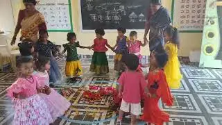 #పోరండ్ల అంగన్ వాడి కేంద్రంలో బతుకమ్మ పండుగ వేడుక.