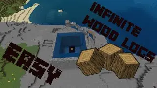 SIMPLE 1.19 AUTOMATIC TREE FARM TUTORIAL in Minecraft Bedrock (MCPE/Xbox/PS4/Nintendo Switch/PC)