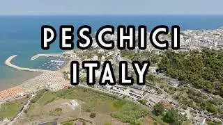 Peschici by drone 🏘️ The White Heart of Gargano | Aerial stock footage