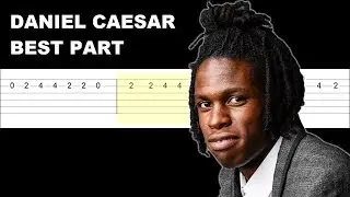 Daniel Caesar - Best Part (Easy Guitar Tabs Tutorial)