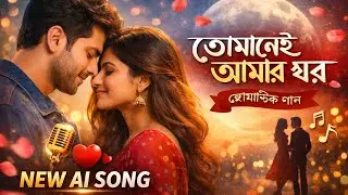 তোমাতেই আমার ঘর ❤️ | New Bangla Romantic Song | AI Love Song 2026