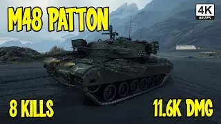 World Of Tanks M48 Patton (11.6k Damage 8Kills) WOT