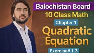 Class -10 Maths Chapter-1 Exercise 1.3  Question-11 || BISE Quetta || Engr Naseeb Ullah
