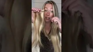 How to Blend Clip in Hair Extensions with your Blunt Cut Hair | Goo Goo Hair