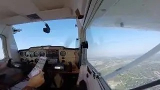 C152 Cross Country KMKC to KEMP and return.