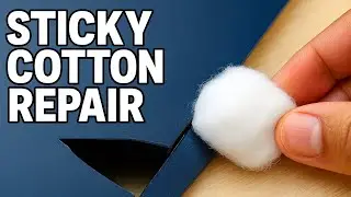 Fixing Broken Plastic With Cotton Trick