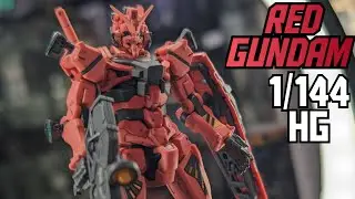 HG RED GUNAM 1/144 MOBILE SUIT GUNDM GQuuuuuuX MODEL KIT: быстрая сборка и распаковка