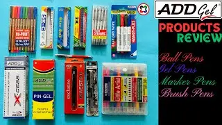 Add Gel Products Detailed Review | Ball Pens, Gel Pens, Color Pens |