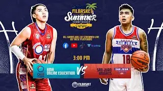 AMA Online Education vs San Juan Knights | 2022 Filbasket Summer Championship - March 21, 2022