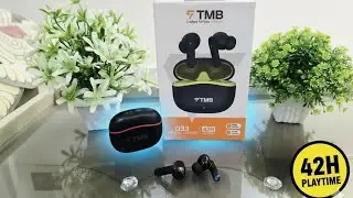 Lowest Price Wireless Earbuds TMB Unboxing, TMB Earbuds Noise Cancellation Quick Review 