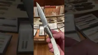 Fontenille Pataud lockback with carved cow bone scales!!  #bernalcutlery #fontenillepataud