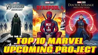 Top 10 Upcoming Marvel Movies (2025&ndash;2027) | Blade, Deadpool 4, Secret Wars & More!
