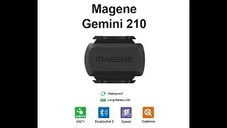 Magene Gemini 210 speed cadence sensor unboxing