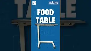 Our Food Table offers effortless height adjustment and reliable performance for patient care.