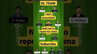 GL team prediction 100% accurated dream 11 💕😘💕
