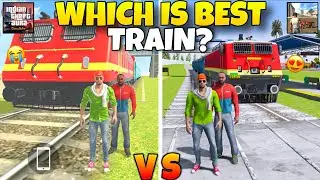 Indian Bikes Driving 3D Vs Indian Theft Auto😱 Which is Best Train?🤔 Funny Story Video😂 Ibd3d Update🤩