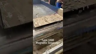 Type 1000 Magnetic Separator #machine#recycle #magneticseparator