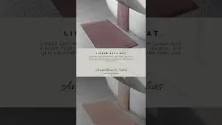 Linden Bath Mat | 100% Turkish Cotton | Ultra-Soft, Absorbent & Durable | Luxury Bath Rug Collection