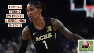 Tamera Young Full Highlights 2018.5.20 - 23 PTS, 4 RBS - PopOffBaby.com