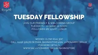 Welcome to live worship at Basingstoke Salvation Army
