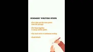Summary Writing | Olevels | IGCSE | English Language