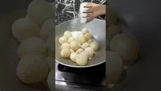 Oil free pani puri | healthy pani puri😋 #shorts #trending #food #panipuri #richintaste #viral