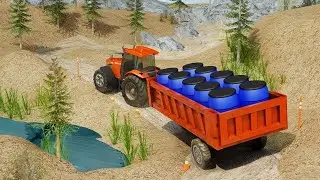 Farming Tractor cargo Sim - Mountain Jeep Drive game 🚜⛰️🚙 | YouTube Gaming