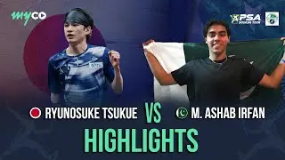 Ryunosuke Tsukue vs M Ashab Irfan | Full Match Highlights | Karachi Venus Open 2026