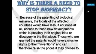 Bio piracy