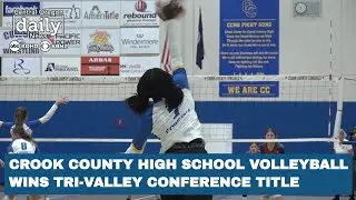 Crook County HS volleyball wins Tri-Valley Conference title
