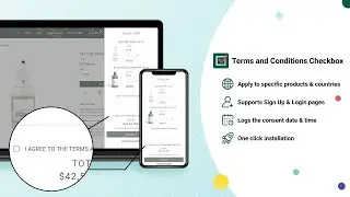 How to create and configure TnC: Terms and Conditions Checkbox on your Shopify Store