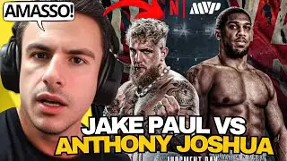 SUPER XANDÃO REAGE A JAKE PAUL vs. ANTHONY JOSHUA MELHORES MOMENTOS
