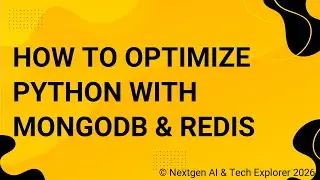 How to Optimize Python with MongoDB & Redis