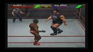 Wrestlemania X8 - Gamecube Gameplay - Booker T vs Big Show
