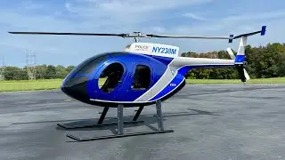 Roban 600 Size NY Police MD500 Scale Helicopter