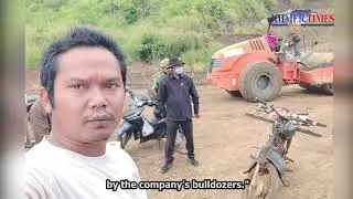 Bunong crops destroyed by bulldozers