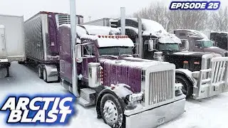 Arctic Blast Across The Midwest|8inches Of Snow|Locked Out Of My Pete|9 Weeks Down 14 More To Go|