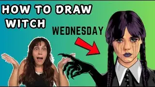 Drawing Wednesday Addams for Halloween 👻 (You Won&rsquo;t Believe the Result!)