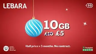 50% Off For 3 Months | SIM Only Plans | Lebara UK Christmas Offer 2021