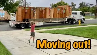 FINALLY MOVING! Packing out to leave California!