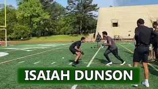 Tucker (GA) 2020 CB Isaiah Dunson Offseason Workout Drills | Miami Signee
