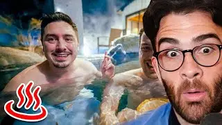 Hasanabi Reacts to Inside Japan's LARGEST Hotel Room ♨️ 2 PRIVATE Baths + Swimming Pool