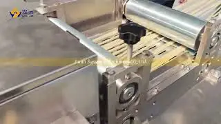How to making square tube shape fried snacks use single screw extruder machine? please follow~