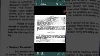 illusions and extra sensory perception ADP Psy.